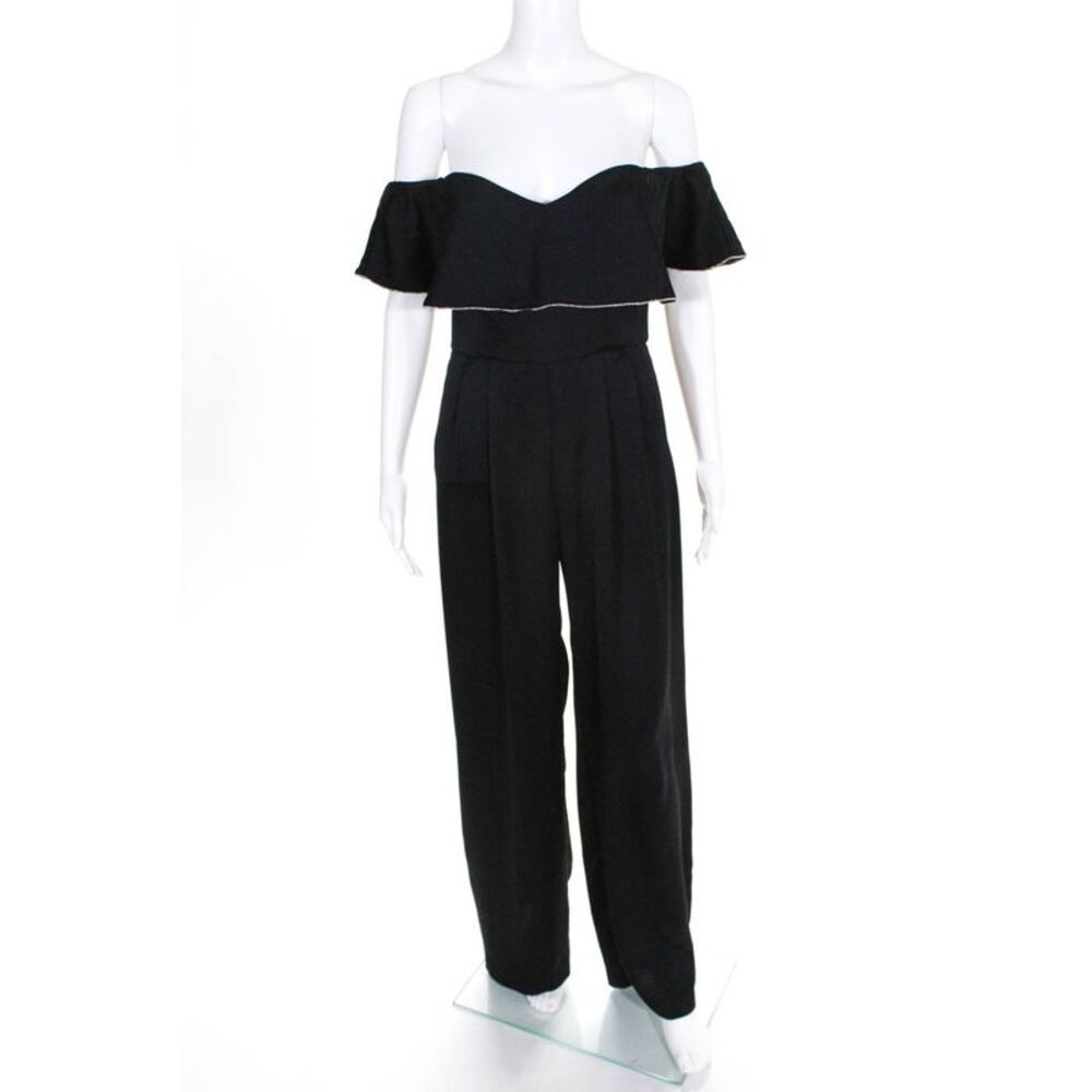 Devlin Women's Modern Trim Jumpsuit Black Size 4 10850074